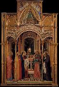 Ambrogio Lorenzetti Presentation at the Temple Germany oil painting artist